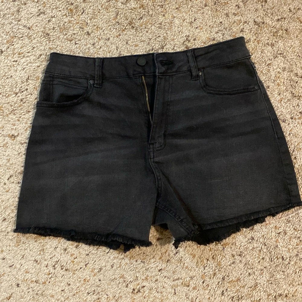 Sincerely Jules black Denim High waisted Shorts